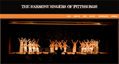 Desktop Screenshot of harmonysingers.org